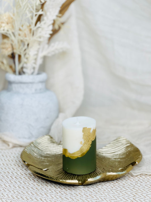 Concrete Base Soy Wax Candles - Luxury and Elegant Pillar Candles