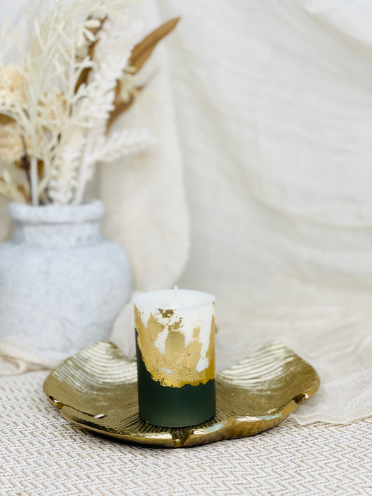 Concrete Base Soy Wax Candles - Luxury and Elegant Pillar Candles