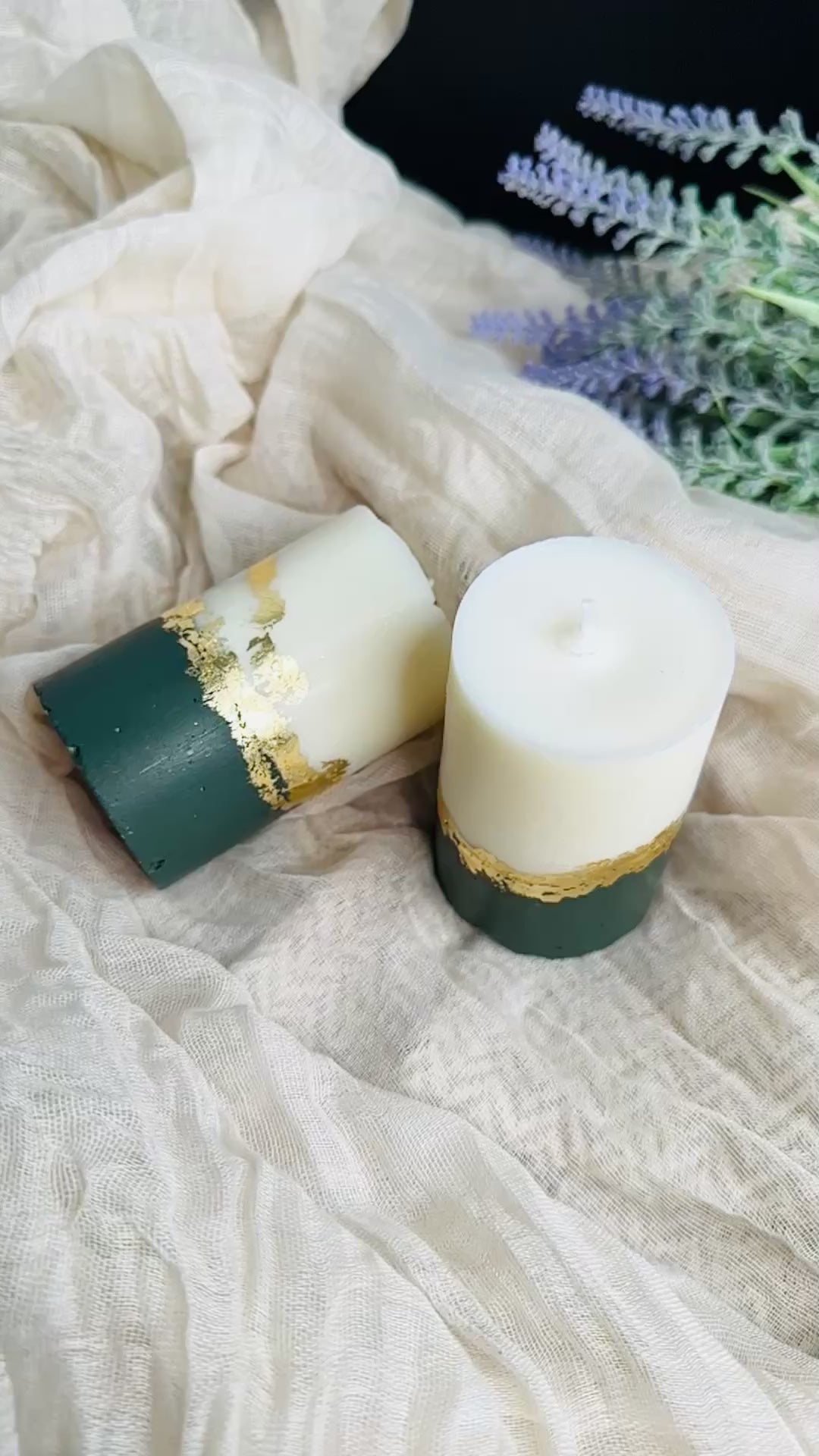 concrete candles - UK made